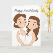 Carte Les femmes amoureuses de l'anniversaire des Mariag (Fleur jaune)