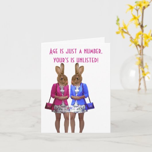 Carte Les femmes amusantes vieillissent en disant la car (Fleur jaune)