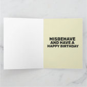 CARTE LES FEMMES BIEN COMPAGNÉES FONT RAREMENT L'HISTOIR (Intérieur)