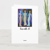 Carte Les femmes célestes oeuvre Abstraite (Dos)