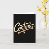 Carte Les femmes continuent Semicolon Message positif Me (Fleur jaune)
