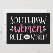 Carte Les femmes de Southpaw dirigent le monde (Devant)