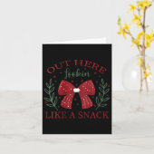 Carte Les femmes d'ici ont l'air d'une collation Funny C (Fleur jaune)