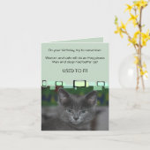 Carte Les Femmes Et Les Chats Feront Ce Qu'Ils Veulent (Fleur jaune)