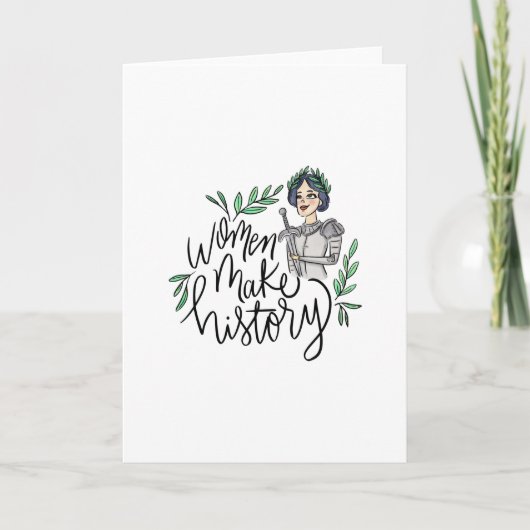 Carte Les femmes font l'histoire (Devant)