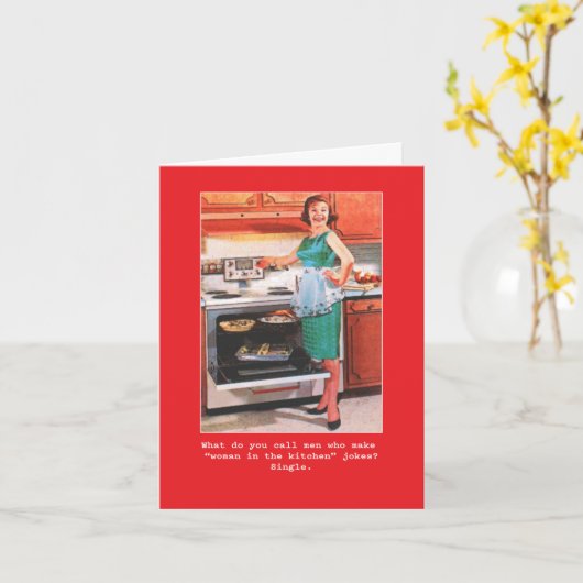 Carte Les femmes "Juste pour s'amuser" (Fleur jaune)