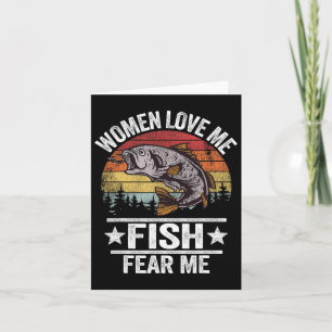 Carte Les femmes m'aiment les poissons me craignent les