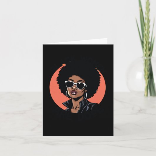 Carte Les femmes noires afrocentriques sont afro-noires (Devant)