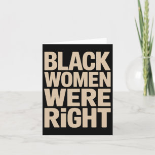 Carte Les femmes noires avaient raison Les femmes noires