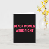 Carte Les femmes noires ont raison (Fleur jaune)