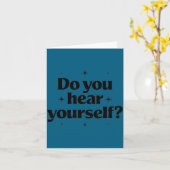 Carte Les femmes se rendent-elles compte que vous êtes s (Fleur jaune)
