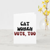 Carte Les Femmes Votent Pour Kamala Harris Pour L'Électi (Fleur jaune)