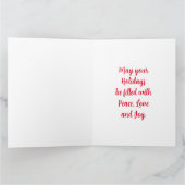 Carte Les Fêtes De La Nativité (Intérieur)