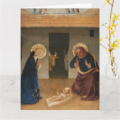 Carte Les Fêtes De La Nativité (Fleur jaune)