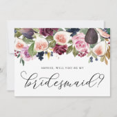 Carte Les figurines et les fleurs d'automne seront mes s (Devant)