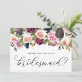 Carte Les figurines et les fleurs d'automne seront mes s (Debout devant)