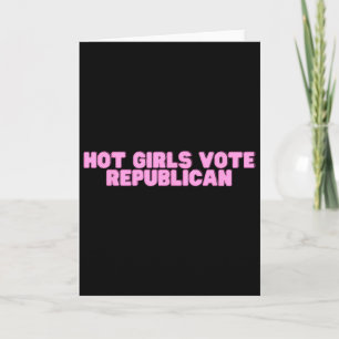 Carte Les Filles Chaudes Votent Républicain Élection Uni