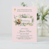 Carte Les filles de la Chouette des bois Christening Inv (Debout devant)