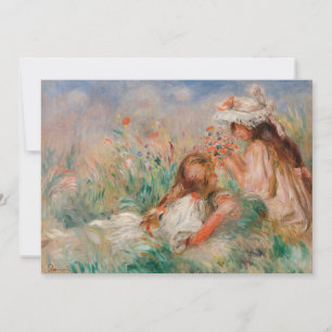 Carte Les filles en herbe   Pierre-Auguste Renoir