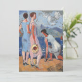 Carte Les filles face à la mer | Christopher Wood (Debout devant)