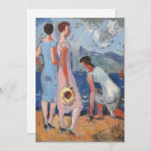 Carte Les filles face à la mer | Christopher Wood (Devant / Derrière)