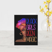 Carte Les Filles Noires Ont Été La Magie Africaine Améri (Fleur jaune)
