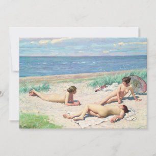 Carte Les filles sur la plage Paul Fischer