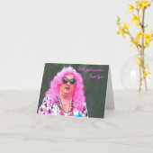 Carte Les Filles Veux Juste S'Amuser (Fleur jaune)