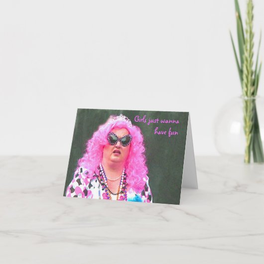 Carte Les Filles Veux Juste S'Amuser (Devant)