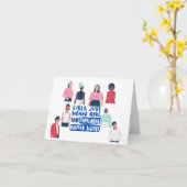 Carte Les Filles Voulaient Juste Avoir...Blank (Fleur jaune)