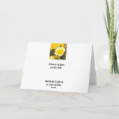 Carte Les fleurs dans les ruines (Dos)