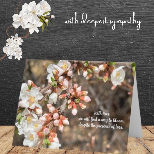 Carte Les fleurs de cerisiers trouvent des façons de fle