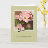 Carte Les Fleurs de Dogwood (Fleur jaune)