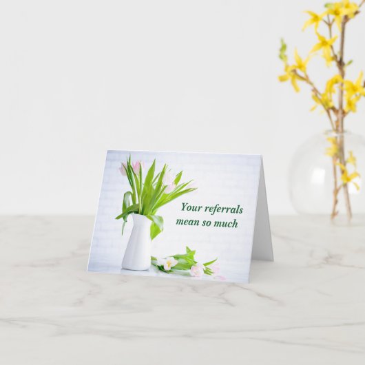 Carte Les Fleurs de Merci de référence modernes (Fleur jaune)