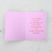 Carte Les fleurs de salutations quotidiennes de la tante (Intérieur)