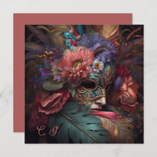 Carte Les fleurs du Carnaval de Venise