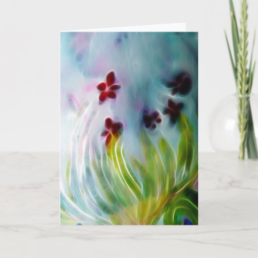 Carte Les fleurs du printemps (Devant)