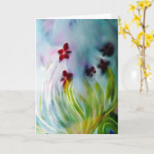 Carte Les fleurs du printemps (Fleur jaune)