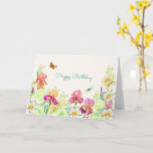 Carte Les fleurs s'épanouissent  (Fleur jaune)