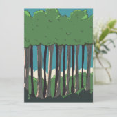 Carte Les forêts japonaises (Debout devant)