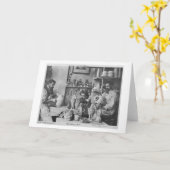 Carte Les frères de Martin dans le studio chez le (Fleur jaune)