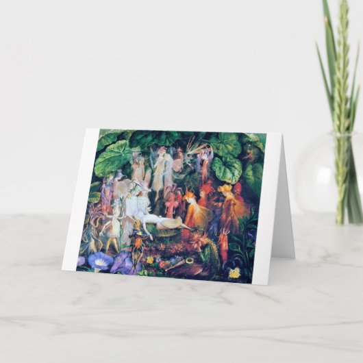 Carte Les funérailles de la fée, John Anster Fitzgerald (Devant)