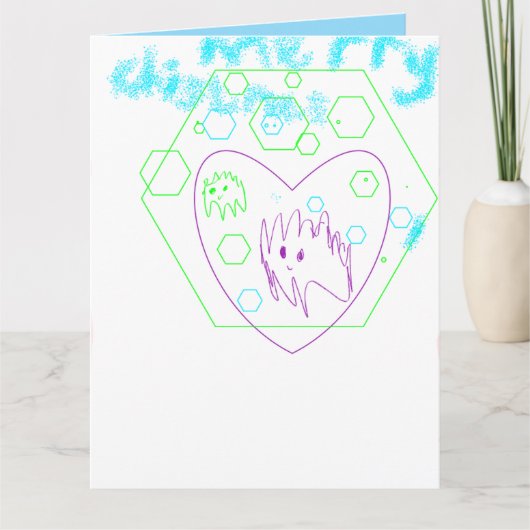 Carte Les Fuzzies de Noël (Devant)