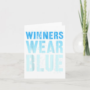 Carte Les gagnants vintages portent un Mat de guerre de