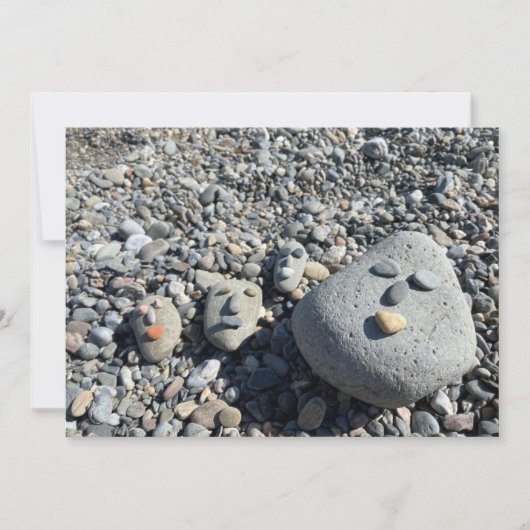 Carte Les Galets sur la Plage (Devant)