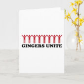 Carte Les gingembres unissent (Fleur jaune)