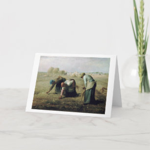 Carte Les Gleaners, Jean-François Millet, 1857