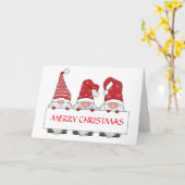 CARTE LES GNOMIES SE SONT RASSEMBLÉES POUR DIRE MERRY NO (Fleur jaune)