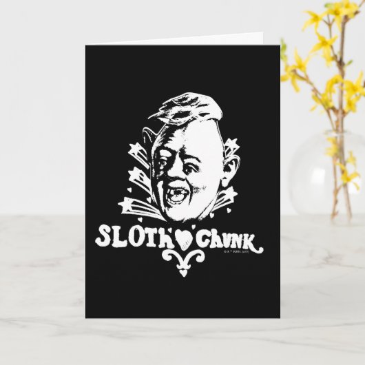 Carte Les Goonies "Sloth ♥ Chunk" (Fleur jaune)
