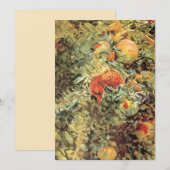 Carte Les Grenades II de John Singer Sargent (Devant / Derrière)